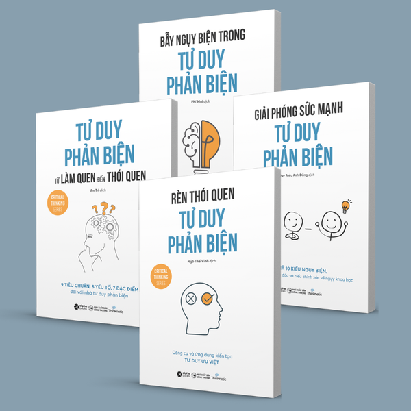 Combo 4 cuốn Tư Duy Phản Biện