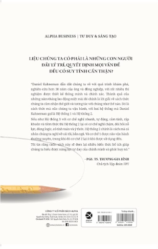 Tư Duy Nhanh Và Chậm - Top Best Seller