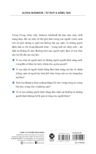 Blink - Trong Chớp Mắt (Tái Bản)