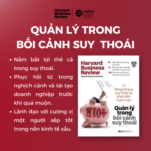 Quản Trị Xuyên Khủng Hoảng - HBR Onpoint (Set 3 bộ HBR ONPOINT tặng 1 bộ)