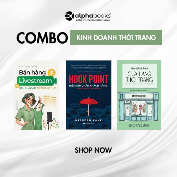 [Combo] Bí Quyết Kinh Doanh Thời Trang + HookPoint + Bán Hàng Livestreams