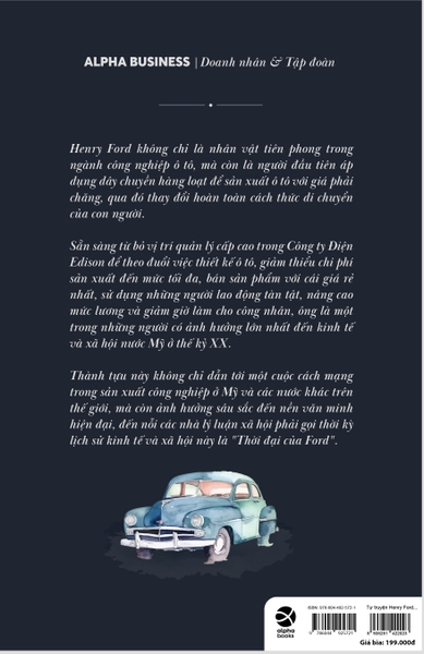 Tự truyện Henry Ford: Cuộc đời và sự nghiệp của tôi