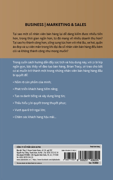Thuật Bán Hàng - Brian Tracy