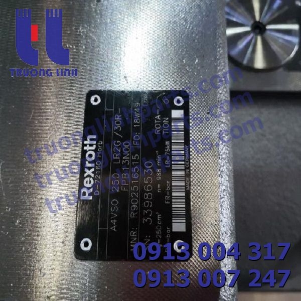 bơm thủy lực bơm piston a4vso250 chính hãng rexroth