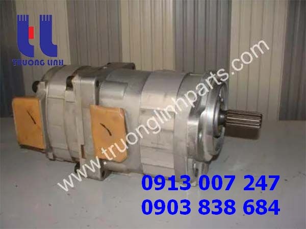 Bơm Thủy Lực Bánh Răng – Bơm Nâng Hạ - Bơm Lái 705-51-20070 Xúc Lật WA180-1 WA300-1 WA320-1 - Bơm Hai Tầng