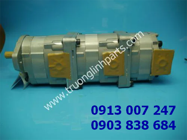 Bơm Thủy Lực Bánh Răng – Bơm Tổng – Bơm Chính 705-56-24080 Máy Xúc Komatsu PC60-3 PC60U-3 - Bơm Ba Tầng