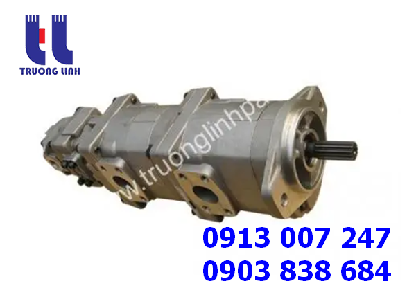 Bơm Thủy Lực Bánh Răng 705-56-26080 Máy Xúc Lật Komatsu WA200-5