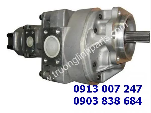 Bơm Thủy Lực Bánh Răng 705-56-43020 Máy Xúc Lật Komatsu WA450-3