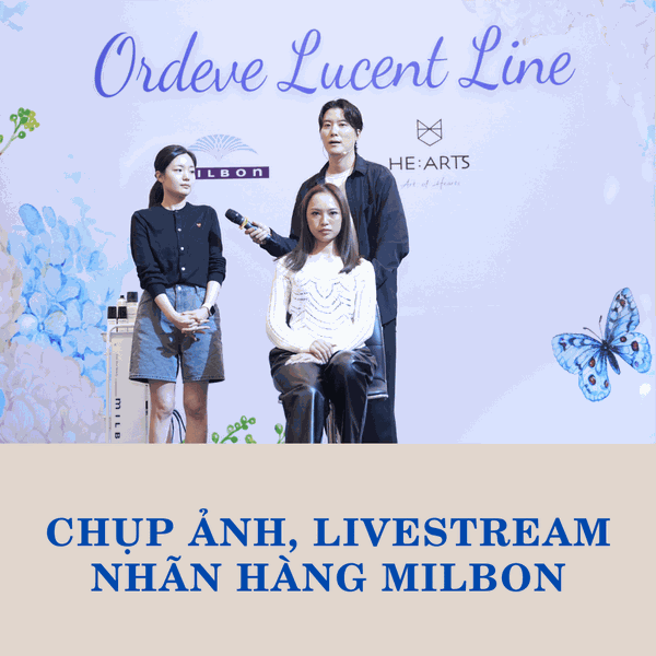 Quay phim, chụp ảnh, livestream sự kiện thương hiệu chăm sóc tóc Milbon