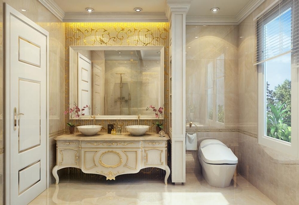 Phòng tắm phong cách cổ điển và tân cổ điển chọn loại nào