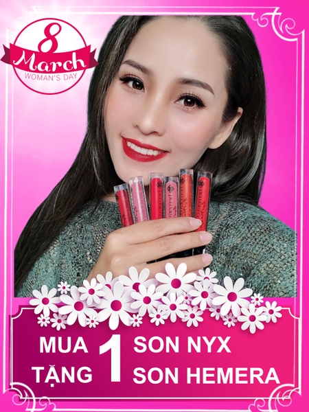 Mua 1 Son NYX tặng ngay 1 son Hemera