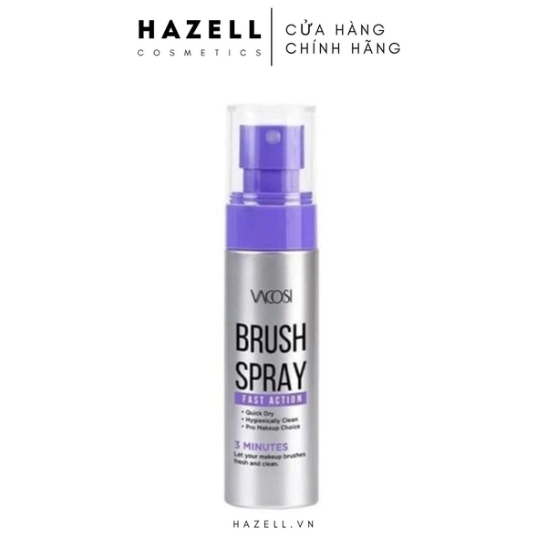 Xịt rửa cọ khô Vacosi Brush Spray Fasst Action RC05 60ml - HNK