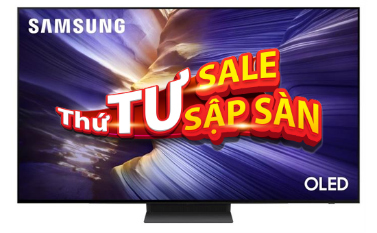 Smart Tivi OLED Samsung AI 4K 65 inch QA65S90F