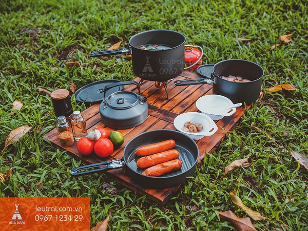 Bộ nồi ấm chảo dã ngoại Fire Maple Feast 4