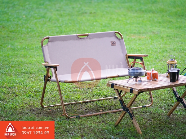 Ghế đôi vân gỗ Glamping Naturehike NH20JJ002