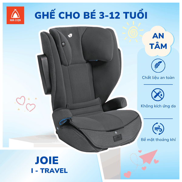 Ghế ngồi ô tô trẻ em Joie i-Traver Ebony