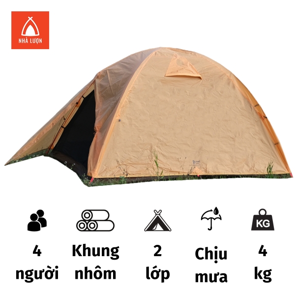 Lều cắm trại 4 người D-Tent Ultraligh Compo 4P