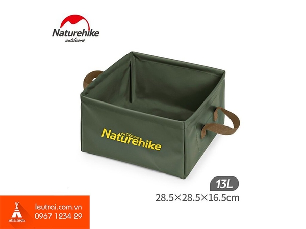 Xô vuông gấp Gọn Naturehike NH19SJ007-13L