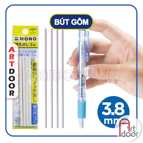 Bút gôm tẩy hoặc Ruột TOMBOW Mono Knock (đầu 3.8mm)