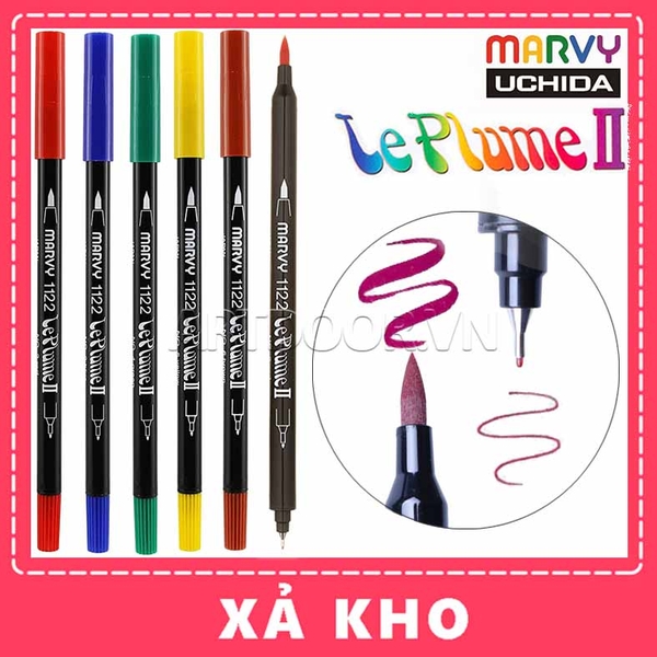 Bút màu đầu cọ MARVY LePlume Brush (full) - [xả kho]