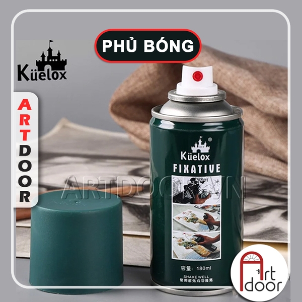 Xịt phủ bóng bảo quản tranh KUELOX lâu phai, kháng nước