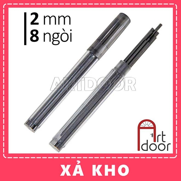 Ruột ngòi chì bấm lõi lớn (đầu 2mm) - [xả kho]