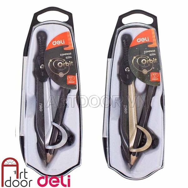 Bộ Compa vẽ kỹ thuật DELI cỡ nhỏ