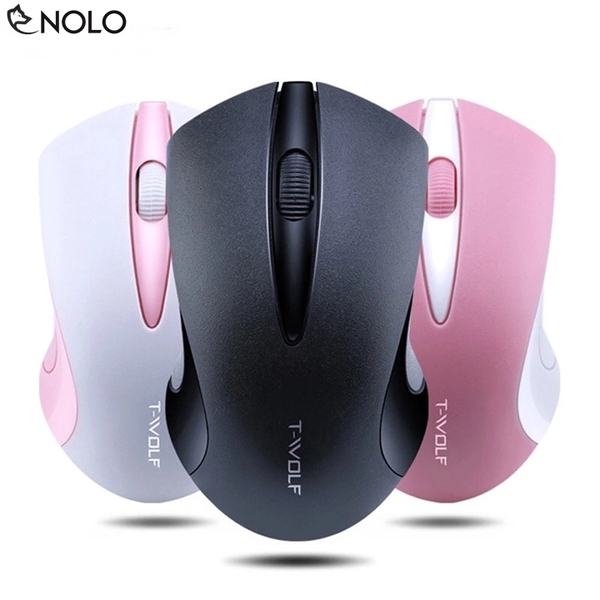 Chuột Không Dây Wireless Ergonomic Wolf Model Q2 Cao Cấp