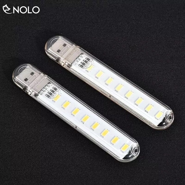 Combo 2 Đèn Led 8 Bóng Siêu Sáng Cắm Dùng Nguồn USB Công Suất 1,4W