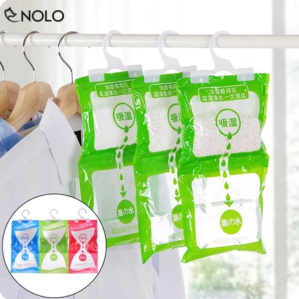 Combo 3 Túi Hút Ẩm Phòng Ngủ Tủ Quần Áo Tủ Gia Dụng Tủ Đồ Điện Tử Trọng Lượng Mỗi Túi 105gr