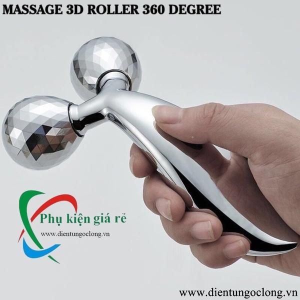 Dụng Cụ Massage Cầm Tay 3D Roller Xoay 360 Độ