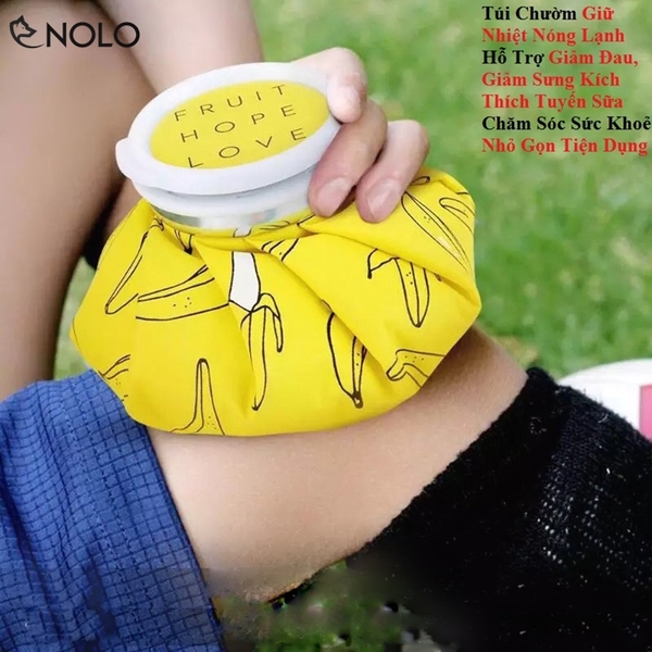 Túi Chườm Giữ Nhiệt Nóng Lạnh Kiểu Dáng Củ Hành Hỗ Trợ Giảm Đau, Giảm Sưng Kích Thích Tuyến Sữa Chăm Sóc Sức Khoẻ