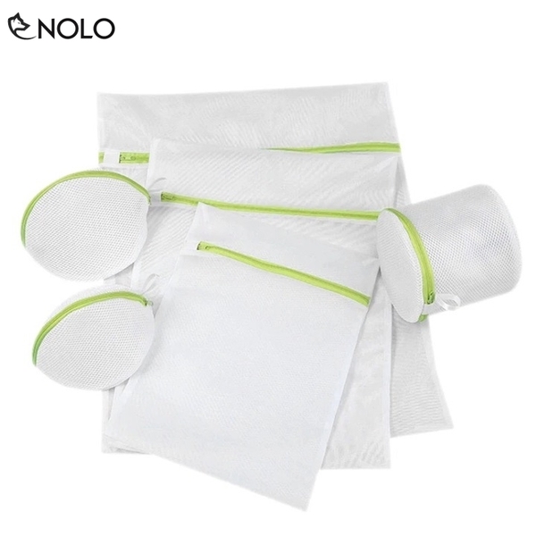 Combo Bộ 6 Túi Giặt Đồ Đa Năng Chất Liệu Sợi Polyester Thoáng Khí Nhiều Kích Cỡ
