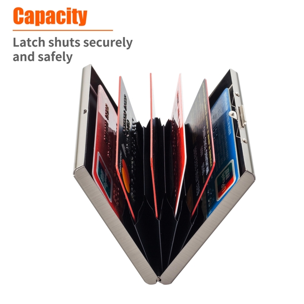 Ví Hộp Đựng Thẻ ATM Namecard Card Visit Model M125 Vỏ Hợp Kim Sáng Bóng Đựng Tối Đa 20 Thẻ Tùy Loại