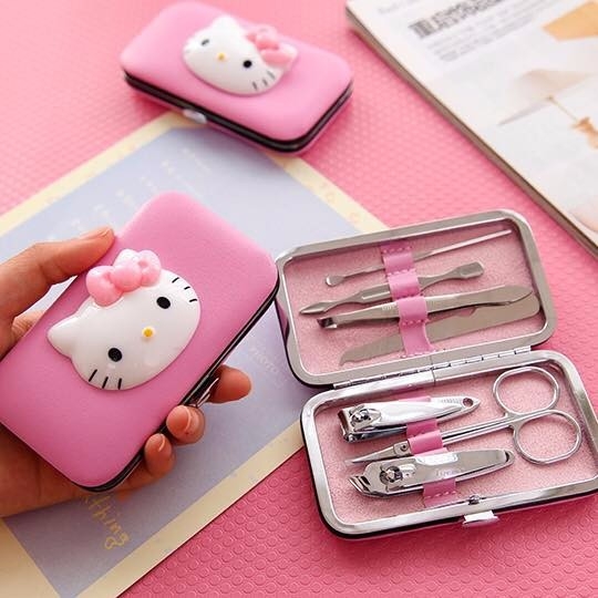 Bộ Dụng Cụ làm Mòng 7 Món Có Hộp Nhiêu Kiểu Dễ Thương
