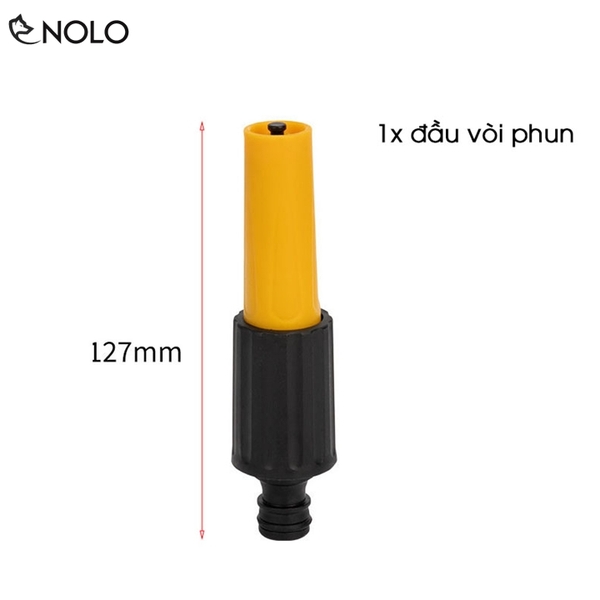 Bộ Phụ Kiện 4 Món Vòi Tưới Cây Rửa Xe Gồm Đầu Phun Đầu Nối Đầu Gắn Nối Nhanh Có Thể Điều Chỉnh Tầm Xịt