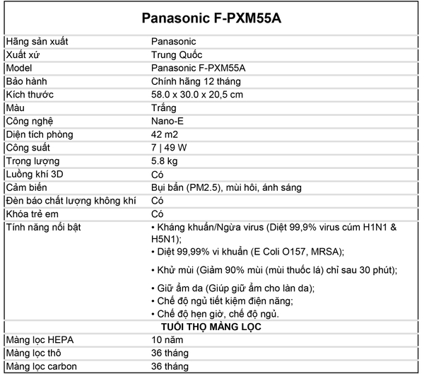 Káº¿t quáº£ hÃ¬nh áº£nh cho F-PXM55A