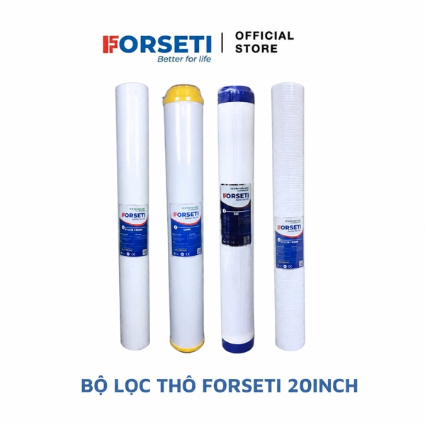 Combo 3 lõi lọc 20 inch đầu nguồn
