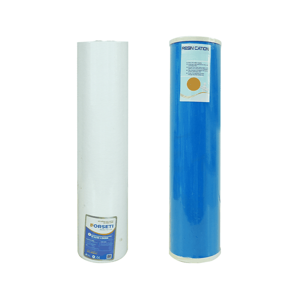 Combo lọc tổng đầu nguồn 3 cấp UF5000 + 2 cốc (PP5+Cation)