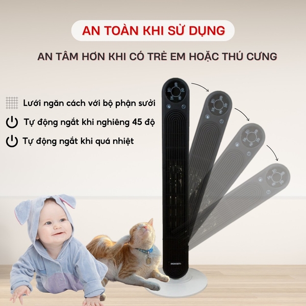 Máy sưởi gốm PTC Ceramic Forseti FHK-688