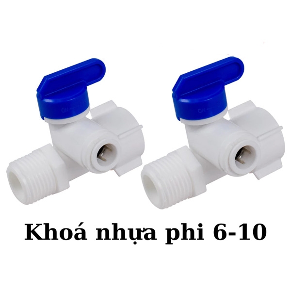 Khẩu khóa nhựa phi 6 và phi 10