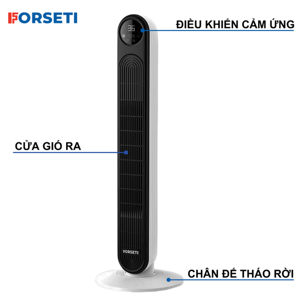 Máy sưởi gốm PTC Ceramic Forseti FHK-688 Thiết kế nhỏ gọn - Làm ấm nhanh - Không đốt cháy không khí - Công tắc an toàn - Bảo hành trong 24 tháng