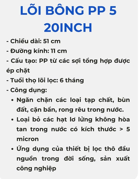 Combo lọc tổng đầu nguồn 3 cấp UF5000 + 2 cốc (PP5+CTO)