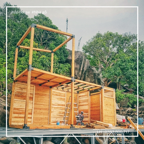 nhà gỗ thông minh 100 triệu dạng mô đun