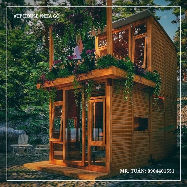 nhà gỗ second home thiên nhiên