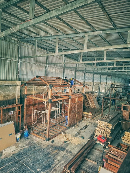nhà gỗ mô đun