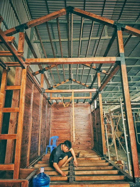 nhà gỗ lắp ghép mô đun