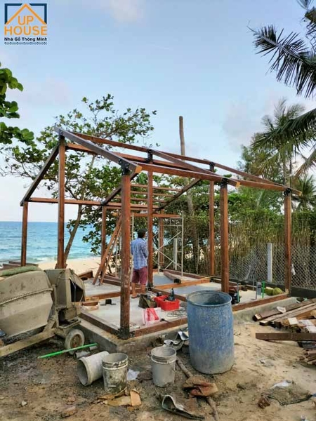 nhà gỗ lắp ghép 100 triệu