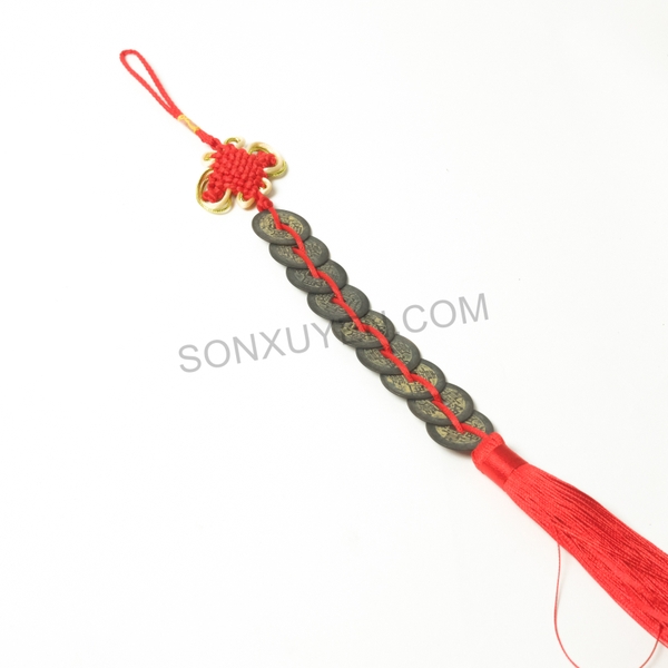 Dây tiền cổ có 9 đồng ĐK 2,5 cm