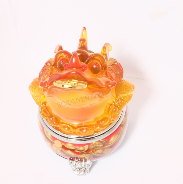 Cóc phong thủy mã não đế quay tròn cao 20 cm, rộng 13 cm. Mã SP000249.  Xem trên web